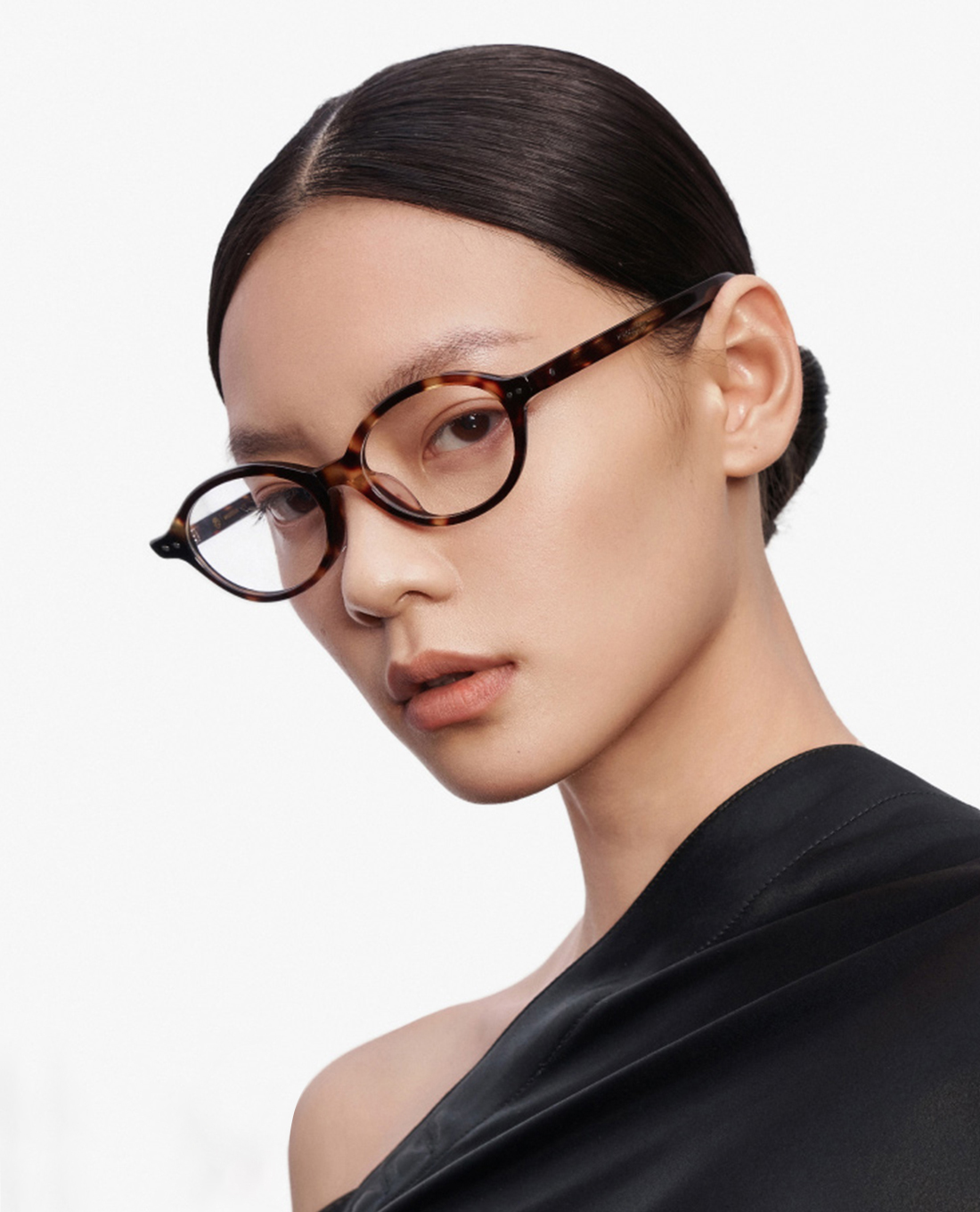 MUJOSH - Gọng kính oval nữ bản vừa cá tính