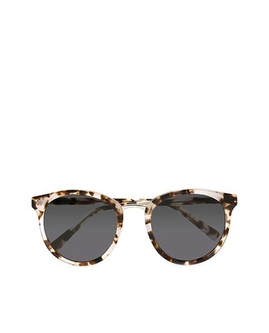  MUJOSH - Kính mát gọng tròn viền dày thời trang 