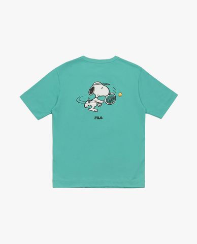  FILA - Áo thun unisex cổ tròn tay ngắn Peanut Loose Fit Graphic 