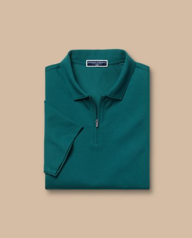  CHARLES TYRWHITT - Áo polo nam cổ bẻ tay ngắn Performance 