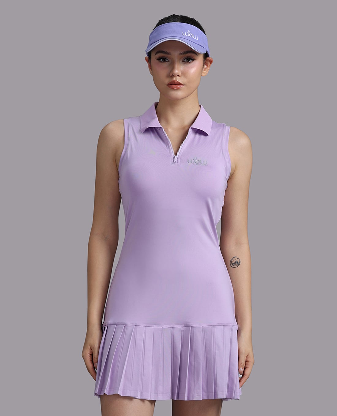 WOW BY NHA PHUONG - Đầm sát nách nylon spandex trơn