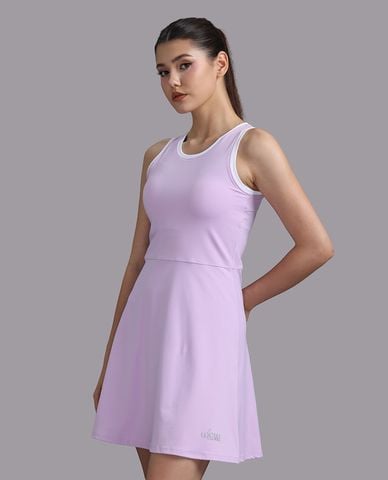  WOW BY NHA PHUONG - Đầm sát nách nylon spandex trơn 