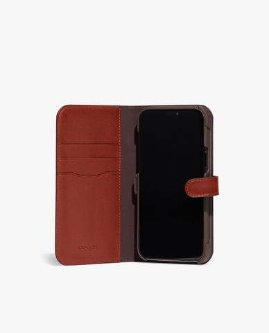  COACH - Ốp lưng điện thoại dành cho iPhone 13 Pro Max Folio In Signature Canvas 