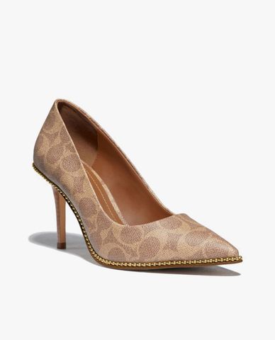  COACH - Giày cao gót nữ bít mũi Waverly Pump 