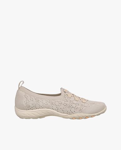  SKECHERS - Giày slip on nữ thắt dây Breathe Easy 