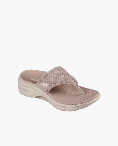  SKECHERS - Dép kẹp nữ mũi tròn GOwalk Arch Fit 2.0 