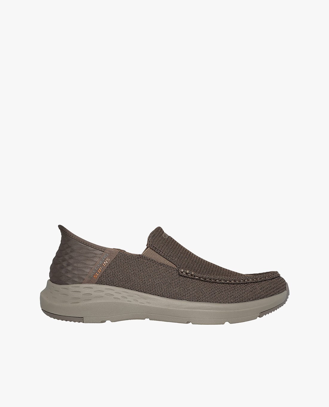 SKECHERS - Giày slip on nam mũi tròn Parson