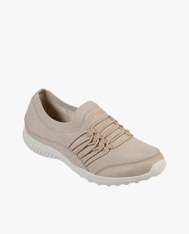  SKECHERS - Giày slip on nữ phối dây Be Light 