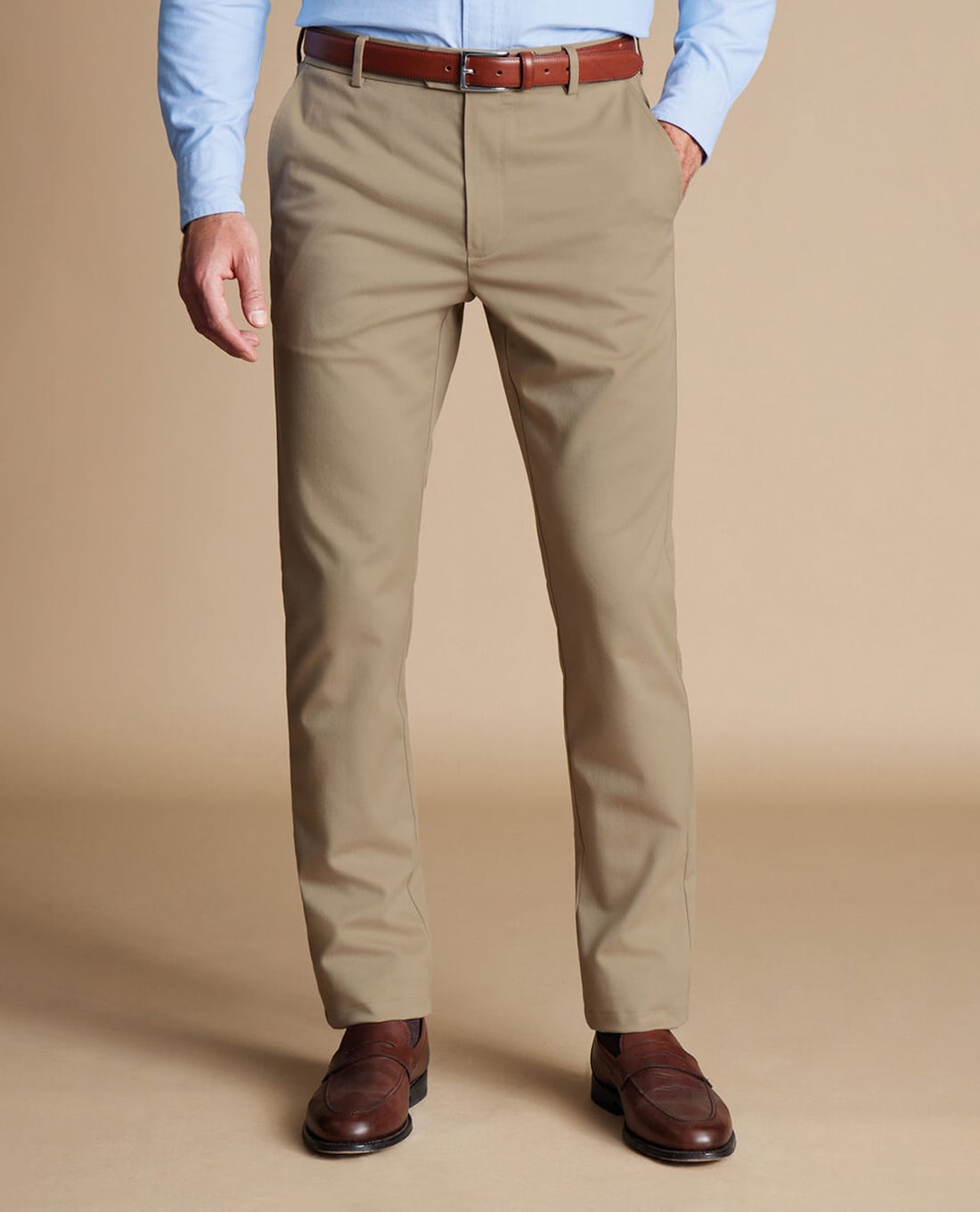 CHARLES TYRWHITT - Quần nam phom ôm Ultimate Non Iron Chinos
