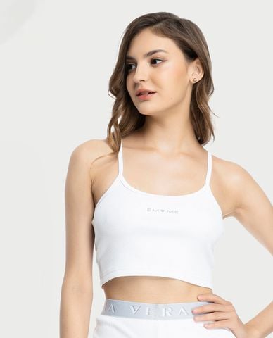  VERA BY CHIPU - Áo hai dây nữ cotton rib 