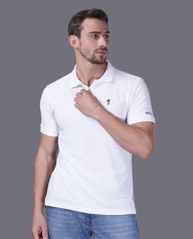  JOCKEY - Áo polo nam tay ngắn poly cafe 