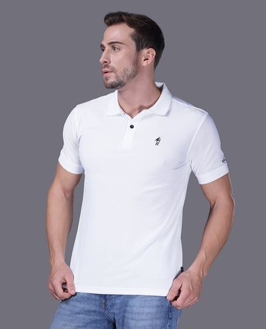  JOCKEY - Áo polo nam tay ngắn poly cafe 