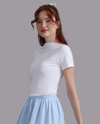  WOW BY NDLANNGOC - Áo thun nữ poly spandex trơn 