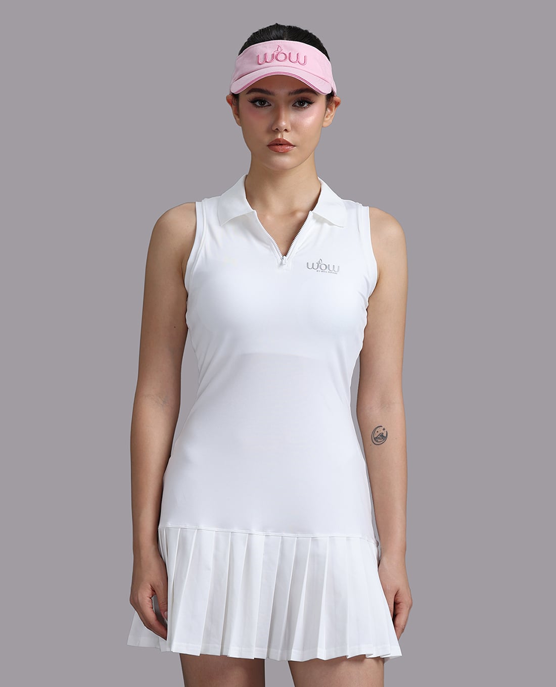 WOW BY NHA PHUONG - Đầm sát nách nylon spandex trơn