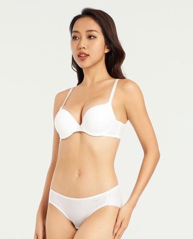  VERA - Quần lót bikini nữ nylon spandex trơn 