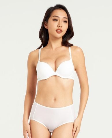  VERA - Quần lót nữ lưng cao nylon spandex trơn 