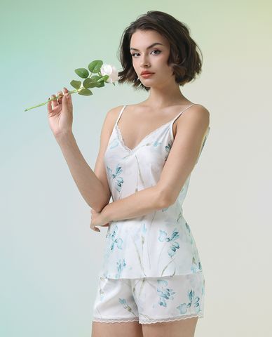  VERA - Bộ quần áo nữ ngắn mặc nhà latin in 