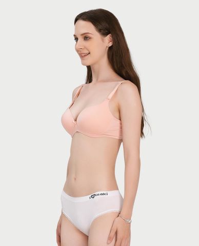  MISAKI - Quần lót nữ seamfree trơn phối ren 