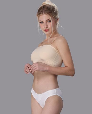  MISAKI - Quần lót bikini nữ microfiber phối ren 