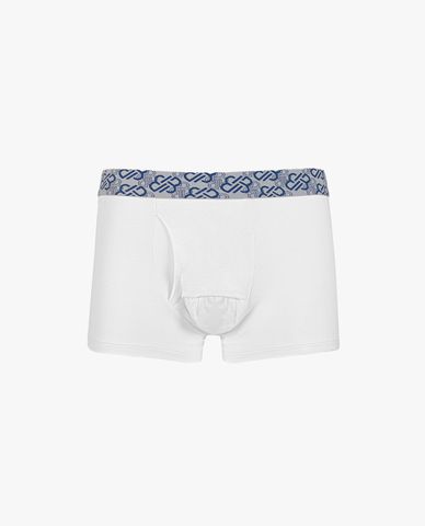  iBasic - Quần lót nam phom trunk lưng thun phối icon 