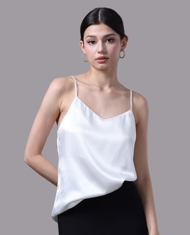  VERA - Áo hai dây nữ camisole satin trơn 