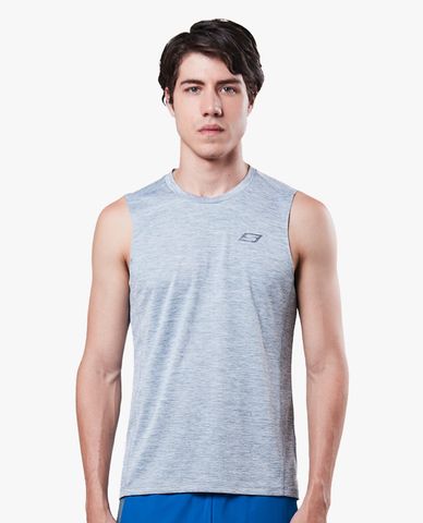  SKECHERS - Áo ba lỗ thể thao nam phom suông thời trang 