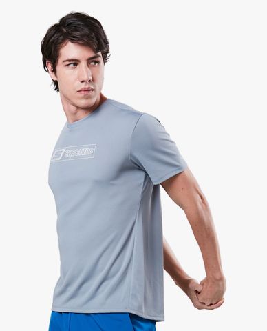  SKECHERS - Áo thun thể thao nam tay ngắn phối logo Training 