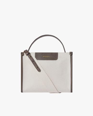  Marhen.J - Túi đeo vai nữ vải bố dáng vuông Jay 