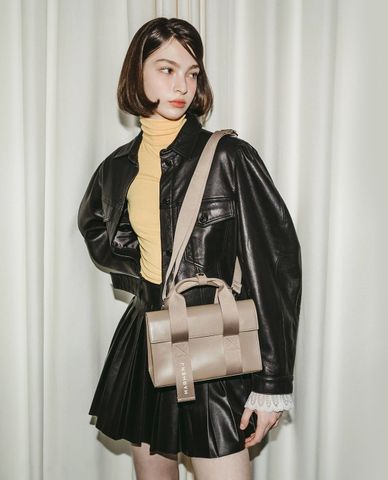  Marhen.J - Túi đeo vai nữ chữ nhật Ludy (Apple Leather Ver.) 