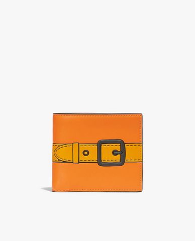  COACH - Ví da nam dạng gập Double Billfold 