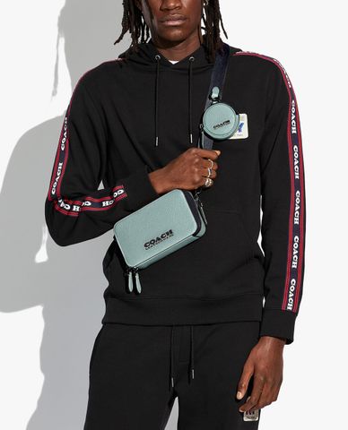  COACH - Túi đeo chéo nam chữ nhật Charter Slim 