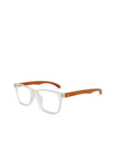  MUJOSH - Gọng kính chữ nhật họa tiết vân gỗ 