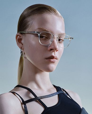  MUJOSH - Gọng kính chữ nhật bo tròn thời trang 