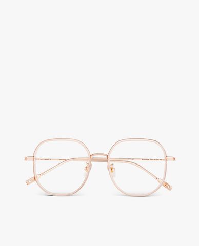  MUJOSH - Gọng kính vuông bản vừa phối viền thời trang 