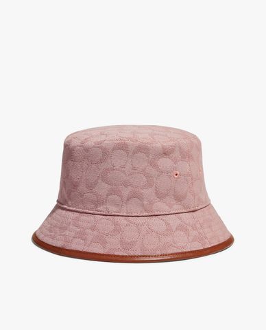 COACH - Nón bucket nữ thời trang Signature Jacquard 
