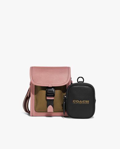  COACH - Túi đeo chéo nam chữ nhật Charter North/South In Colorblock 