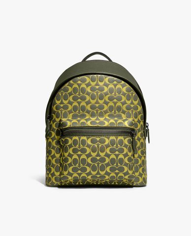  COACH - Balo nam phom chữ nhật Charter Signature Leather 