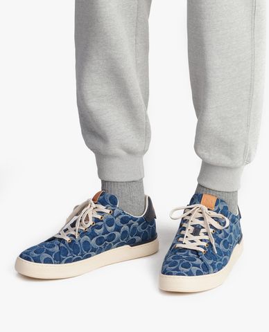  COACH - Giày thể thao nam cổ thấp Lowline Denim 