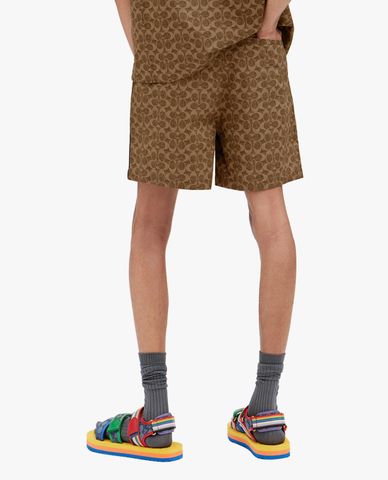  COACH - Quần shorts nam ngang gối Rainbow Signature 