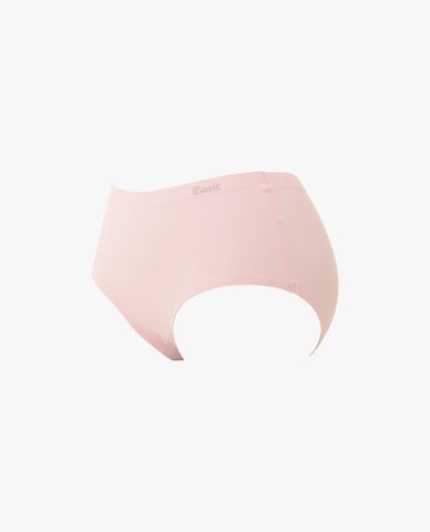  iBasic - Quần lót nữ lưng cao không đường may phối logo nổi bật 