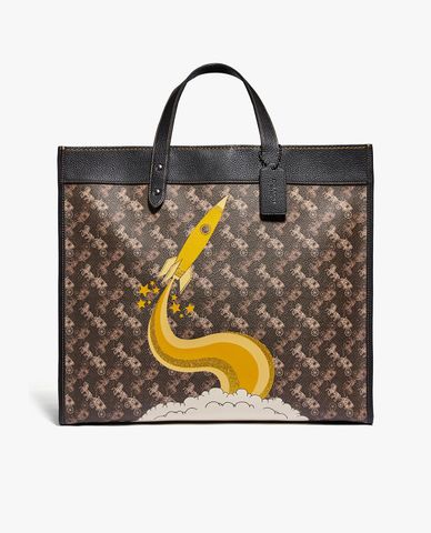  COACH - Túi tote nữ phom vuông Field 40 