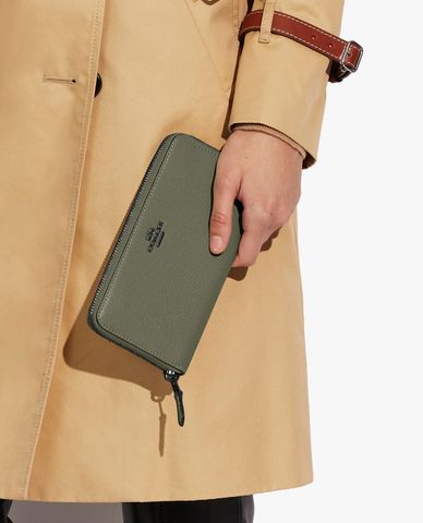  COACH - Ví cầm tay nữ chữ nhật Accordion Zip 