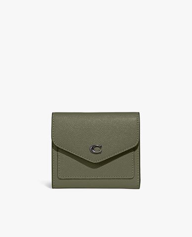  COACH - Ví nữ dáng ngắn dạng gập phom vuông Wyn Small 