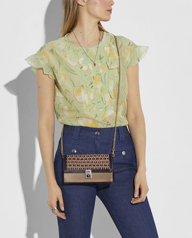  COACH - Ví cầm tay nữ Hutton Clutch With Weaving 