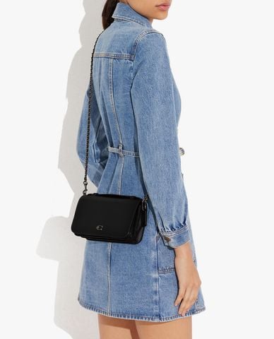  COACH - Túi đeo chéo nữ chữ nhật nắp gập Bea 