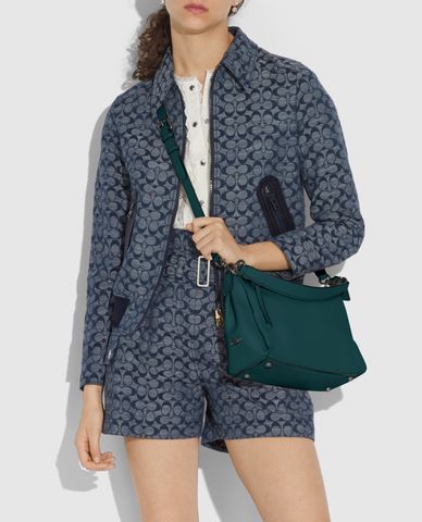  COACH - Túi đeo vai nữ chữ nhật Shay Leather 