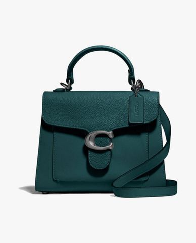  COACH - Túi xách tay chữ nhật nắp gập Tabby 20 