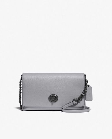  COACH - Túi đeo chéo nữ chữ nhật nắp gập Crosstown 