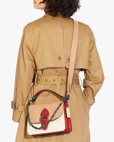  COACH - Túi đeo chéo nữ nắp gập chữ nhật Beat In Colorblock 