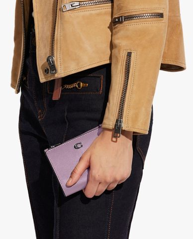  COACH - Ví nữ dáng ngắn dạng gập phom chữ nhật Bifold Snap 